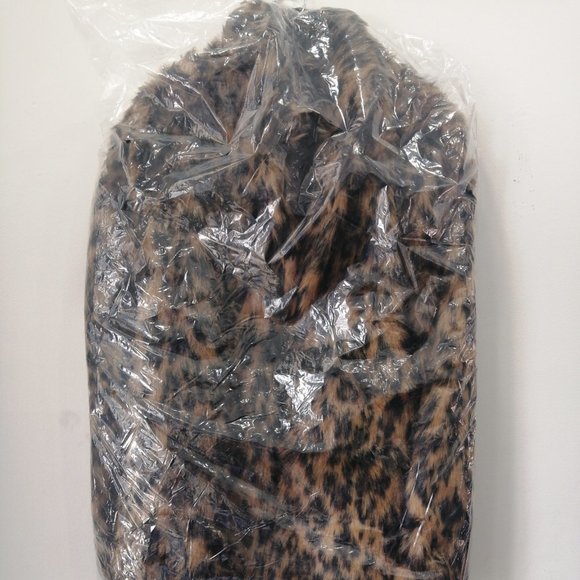 New STOLEN GIRLFRIENDS CLUB brown & black viper room coat - leopard - Picture 5 of 5